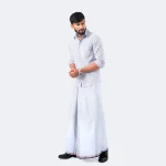 Classic White Comfort Lungi - Oitijjo