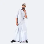 Classic White Comfort Lungi - Oitijjo - Image 2