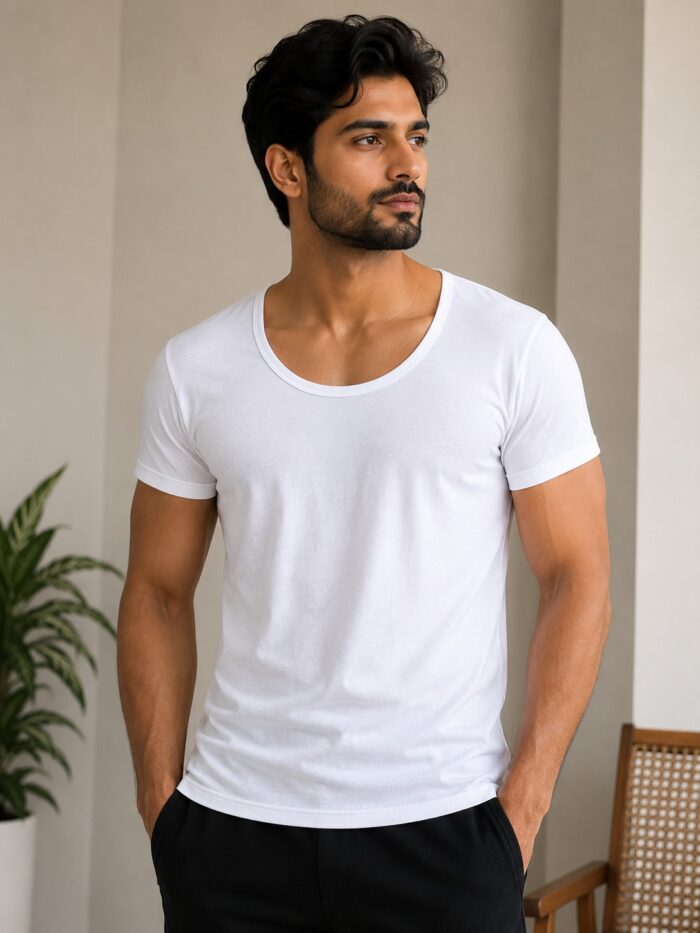 half_sleev Men's Half Sleeve Vest - Image 1