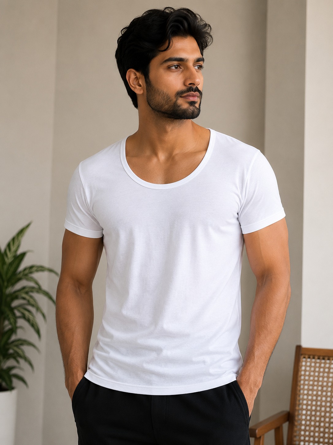 half_sleev Men's Half Sleeve Vest - Image 1
