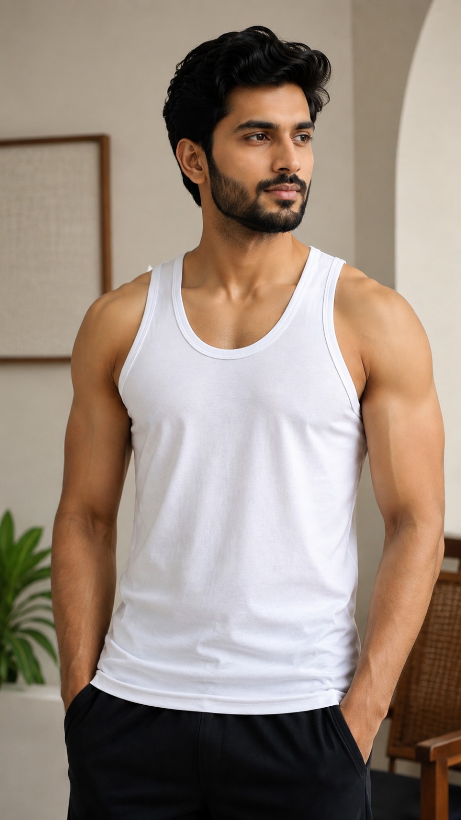 sleevless Men's Sleeveless Vest - Image 1